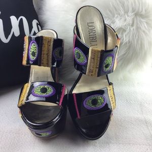 LORIBLU | Platform Peacock | Size 39 Very Rare Sty
